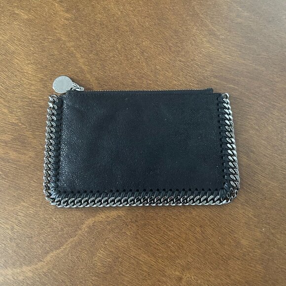 Stella McCartney Black Wallet Pouch - Picture 1 of 7
